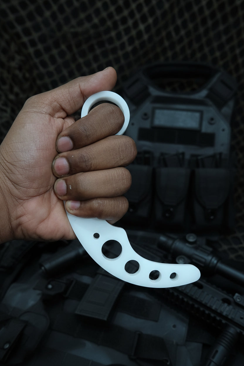 Acrylic Training Karambit – Martial Arts Practice Tool