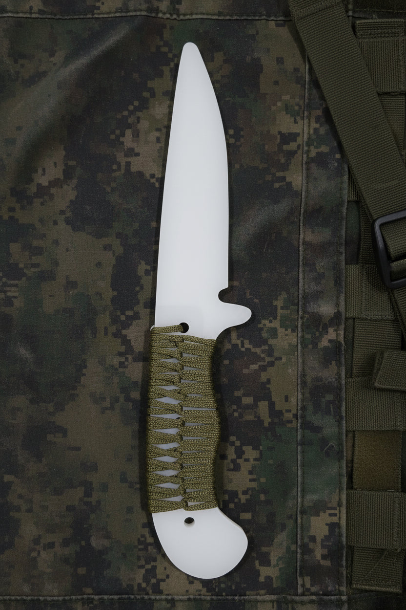 Acrylic Training Knife – Martial Arts Practice Tool