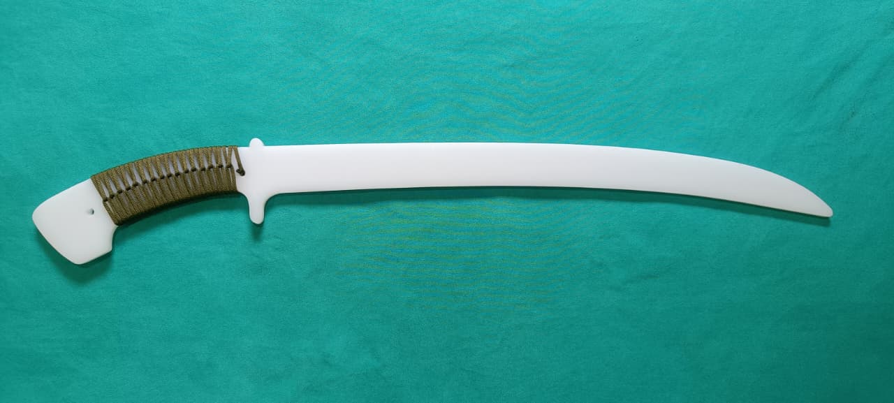Acrylic Training Sword – Martial Arts Practice Tool